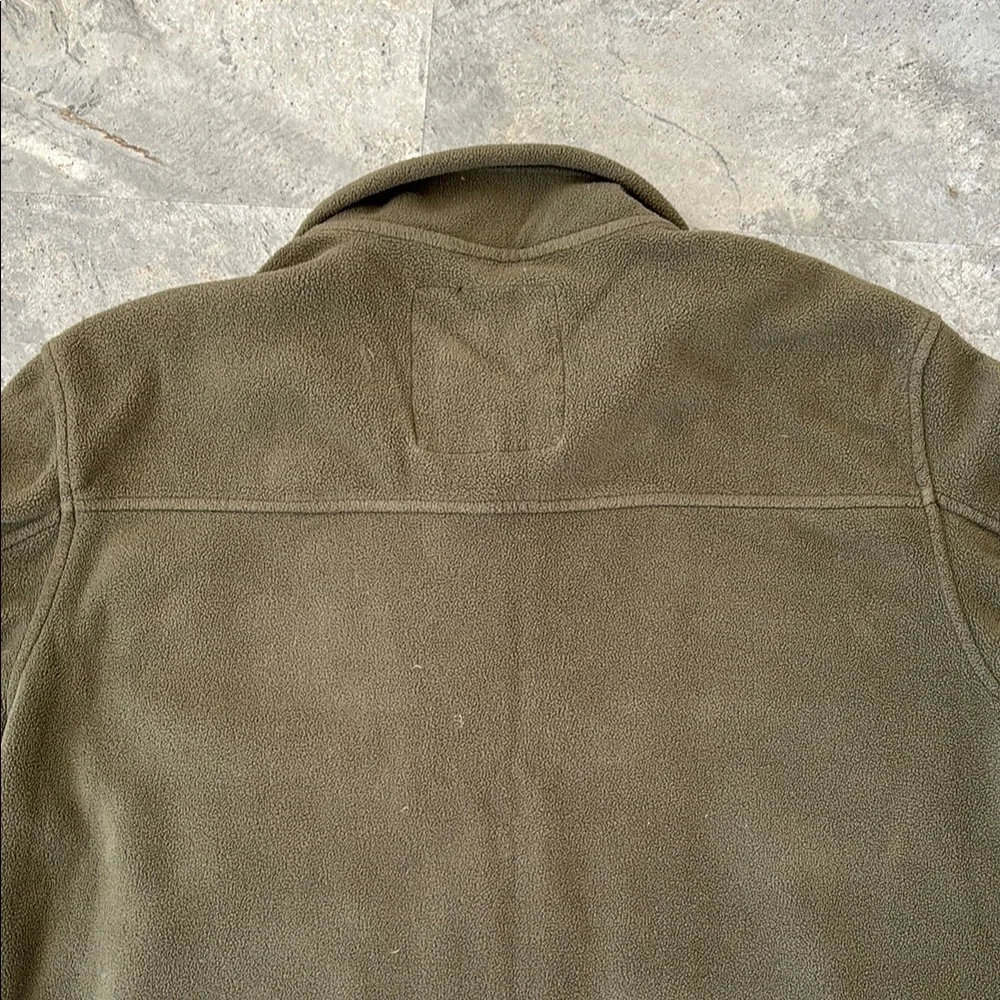 NWOT London Fog Men’s Green Fleece Zip Up Shirt, Fall, Zipper Pockets, Size L - Picture 15 of 17